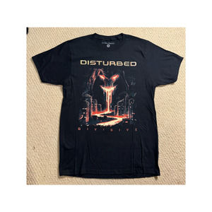 NWOT Hot Topic Disturbed Divisive Black Tee
